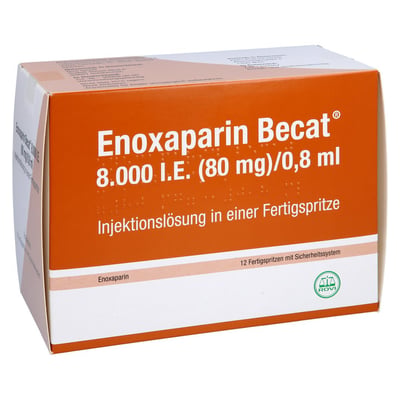 ENOXAPARIN Becat 8.000 I.E. 80mg/0,8ml ILO FS+Si.S Produktbild 1
