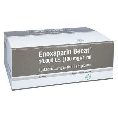 Enoxaparin Becat 10000 I.E. (100 mg)/1 ml Injektionslösung