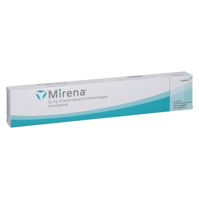 Mirena 52 mg Intrauterinpessar mit Hormonabgabe