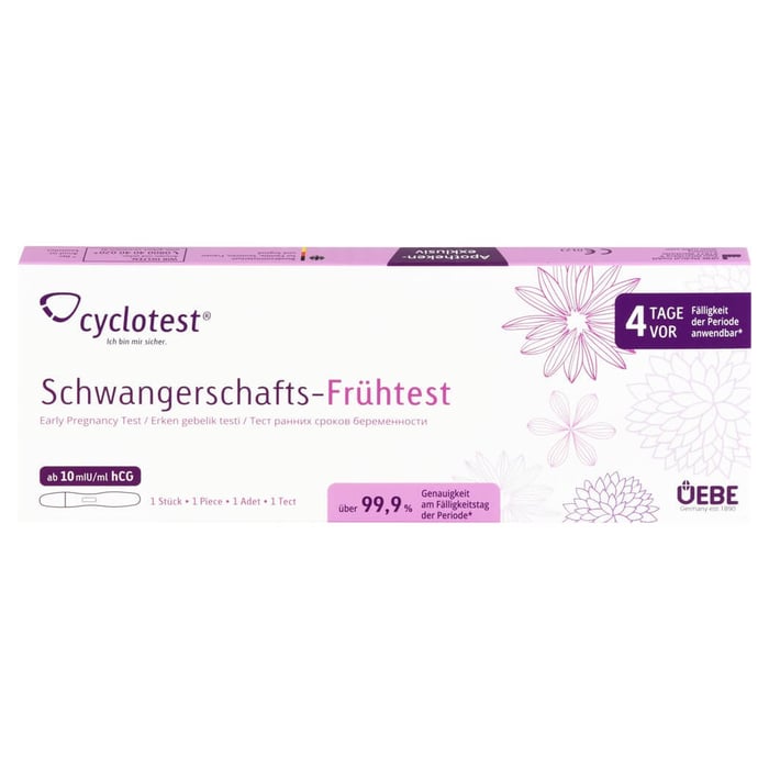 Cyclotest Schwangerschafts-Frühtest 10 mlU/ml Urin