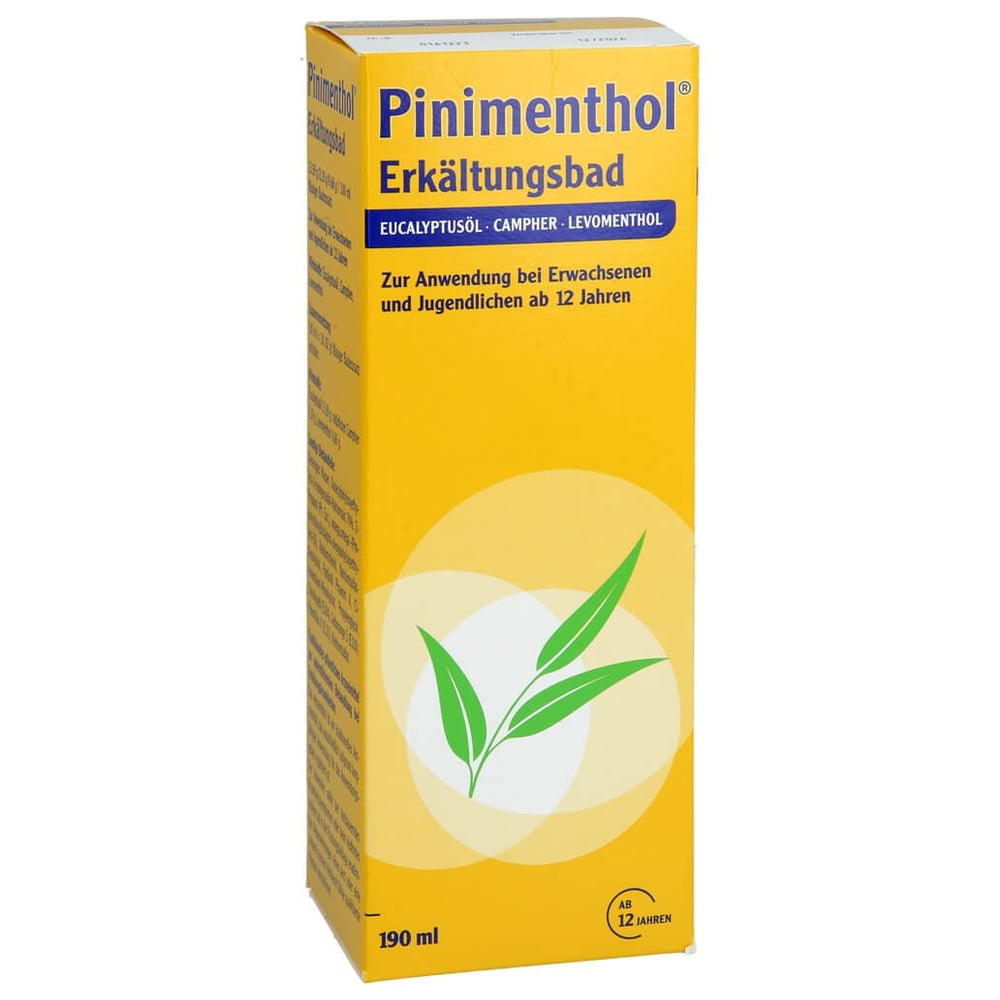Pinimenthol Erkältungsbad ab 12 Jahre