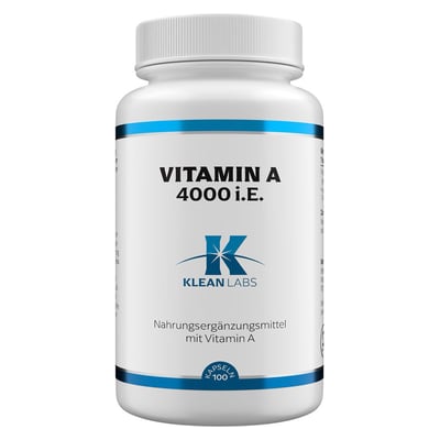 Vitamin A 4000 I.U.KLEAN LABS