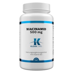 Niacinamid (B3) 500 mg KLEAN LABS