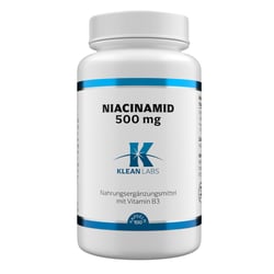 Niacinamid (B3) 500 mg KLEAN LABS