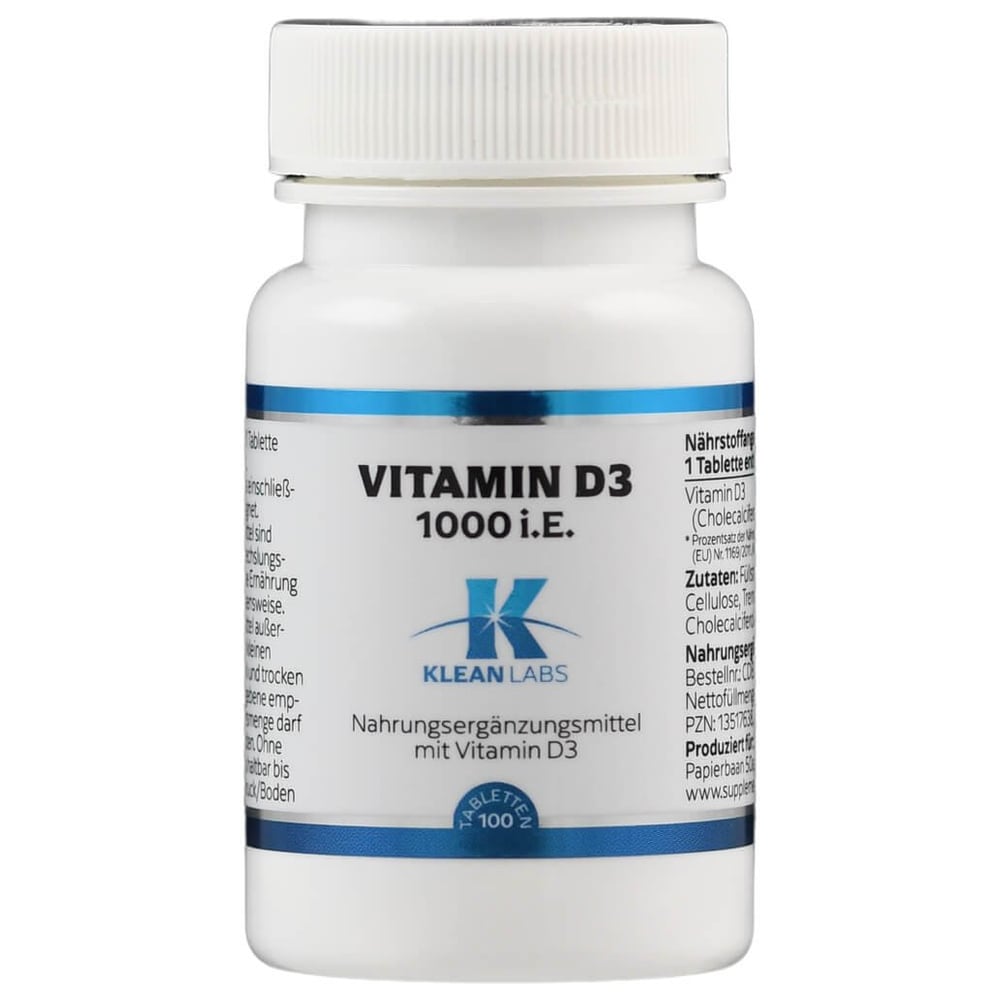 Vitamin D 1000 i.E. KLEAN LABS