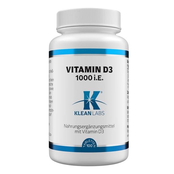 Vitamin D 1000 i.E. KLEAN LABS