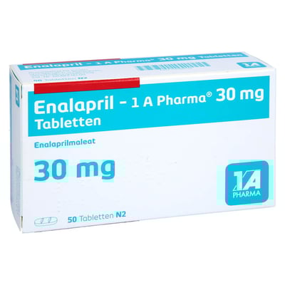 Enalapril - 1 A Pharma 30 mg Tabletten