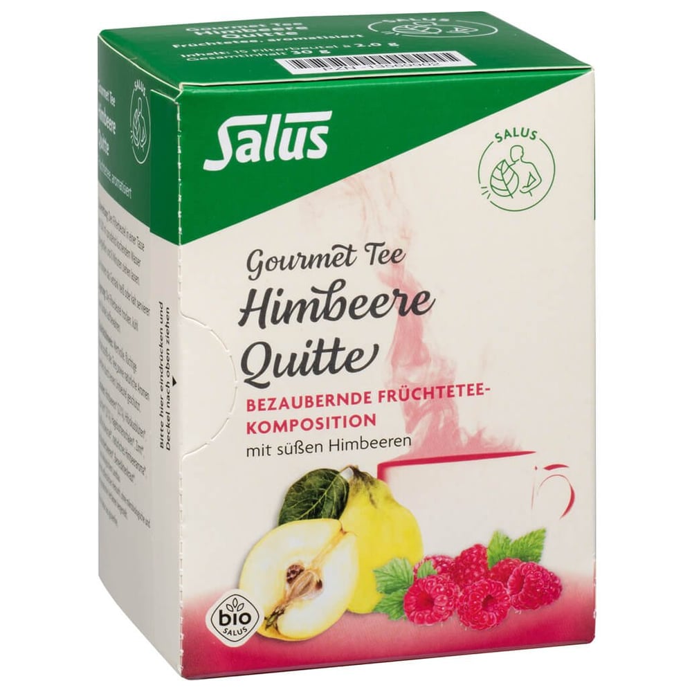 Himbeeren Quitte Gourmet Früchtetee bio Salus