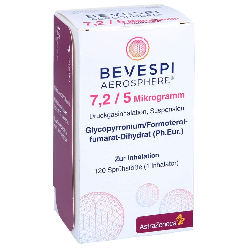 Bevespi Aerosphere 7.2ug/5ug Druckgasinhalation