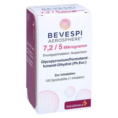 Bevespi Aerosphere 7.2ug/5ug Druckgasinhalation