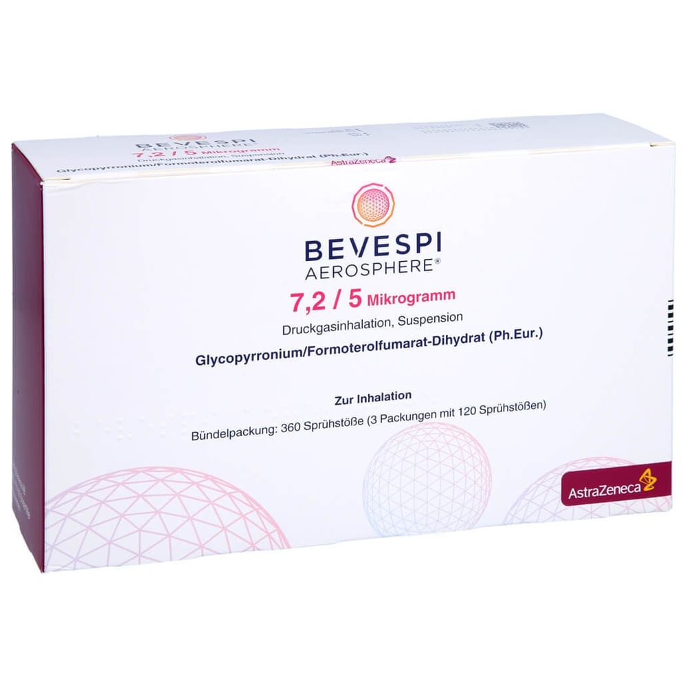 Bevespi Aerosphere 7.2ug/5ug Druckgasinhalation
