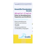 Amoxicillin/Clavulansäure Devatis 400 mg/5 ml + 57 mg/5 ml