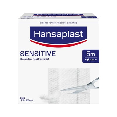 Hansaplast Sensitive 5mx6 cm Rolle