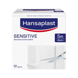 Hansaplast Sensitive 5mx8 cm Rolle