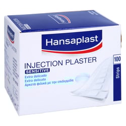 Hansaplast SENSITIVE Injektionspflaster 4.0x1.9cm