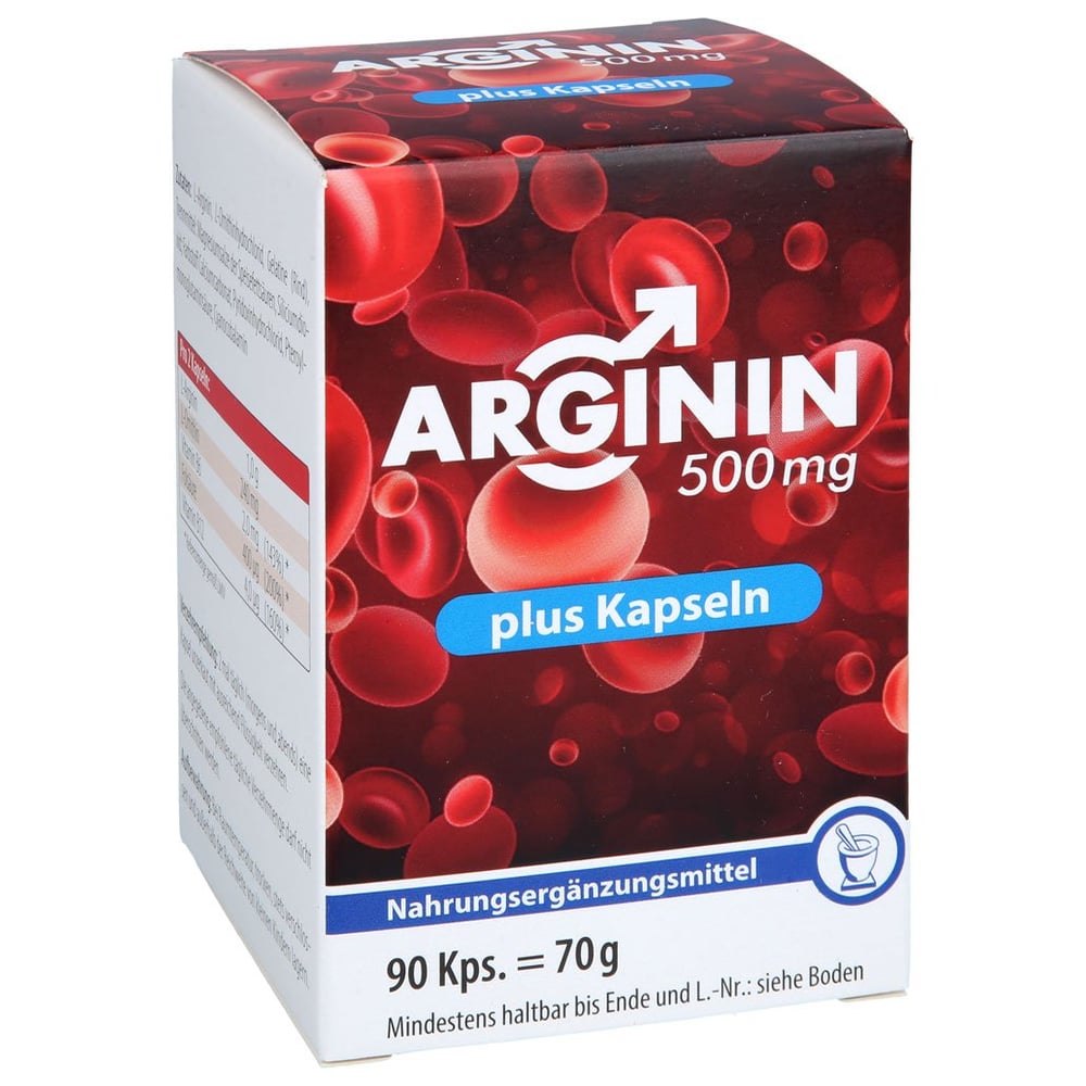 Arginin 500mg Plus Kapseln