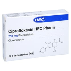 Ciprofloxacin HEC Pharm 250 mg