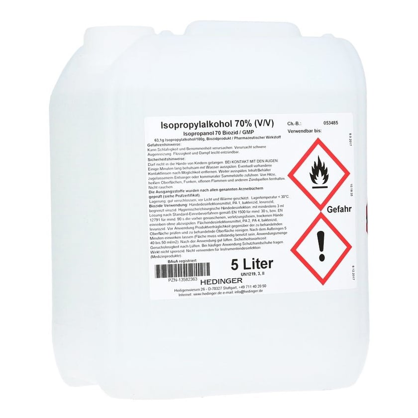 Isopropanol 70 Biozid/gmp