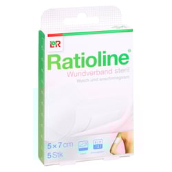 Ratioline Wundverband 7x5 cm steril