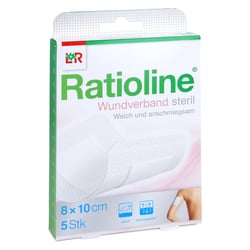 Ratioline Wundverband 10x8 cm steril