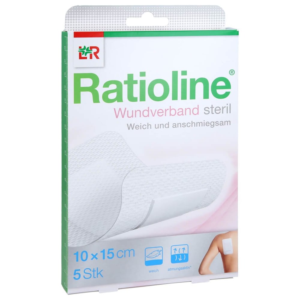 Ratioline Wundverband 15x10 cm steril