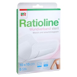 Ratioline Wundverband 15x10 cm steril