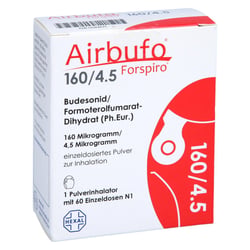 Airbufo Forspiro 160 Mikrogramm/4,5 Mikrogramm/Dosis