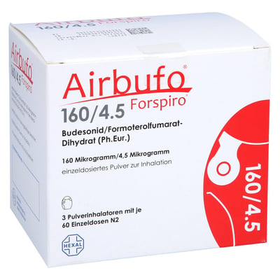 Airbufo Forspiro 160 Mikrogramm/4,5 Mikrogramm/Dosis Produktbild 1