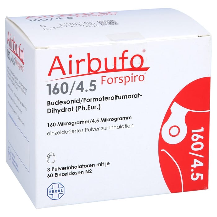 Airbufo Forspiro 160 Mikrogramm/4,5 Mikrogramm/Dosis