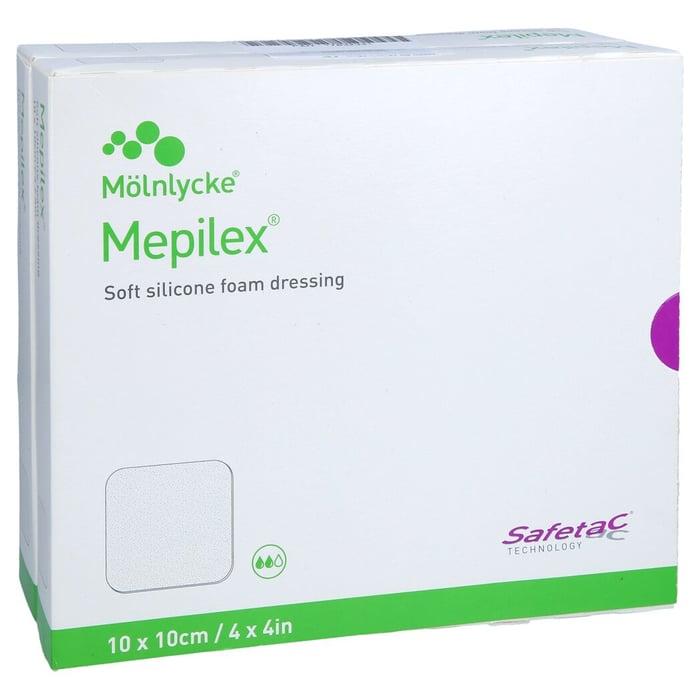 Mepilex 10x10 cm Schaumverband