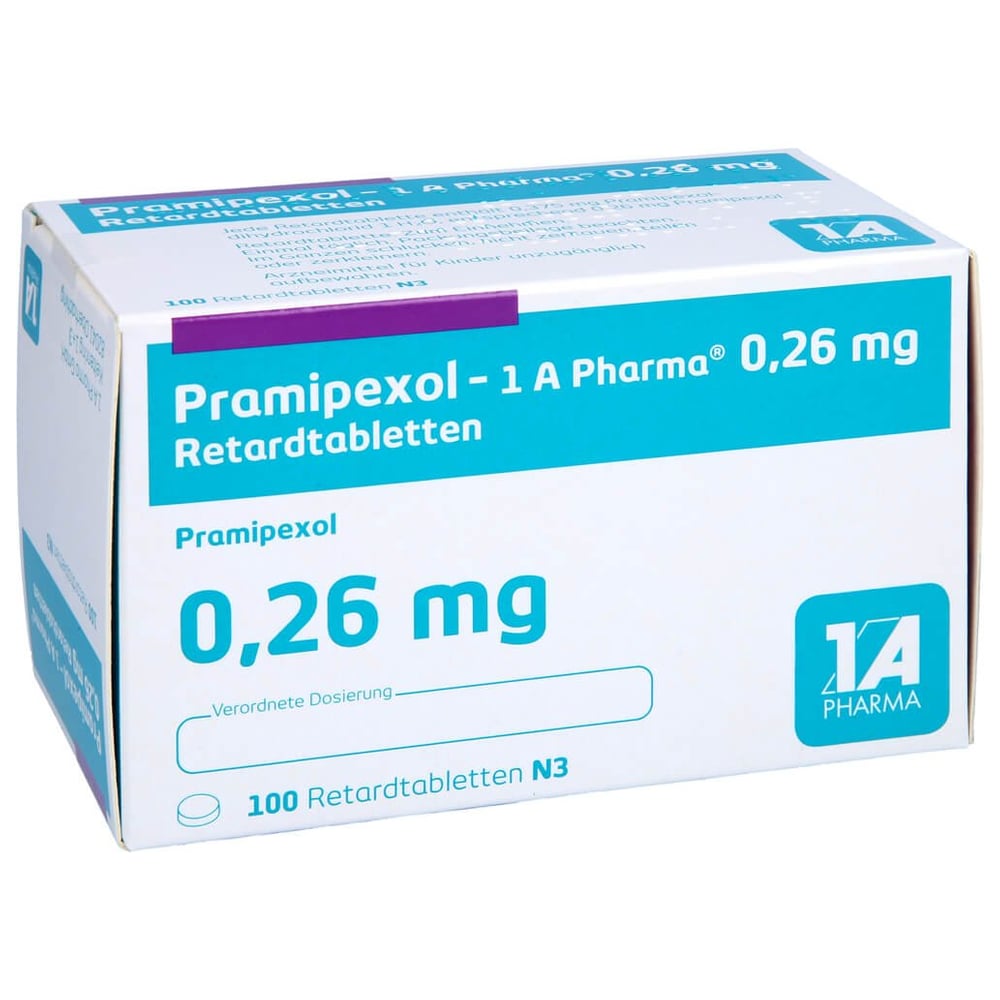Pramipexol - 1 A Pharma 0.26mg Retardtabletten