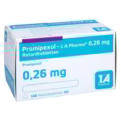 Pramipexol - 1 A Pharma 0.26mg Retardtabletten