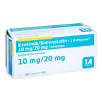 Ezetimib/Simvastatin-1A Pharma 10 mg/20 mg Produktbild 1