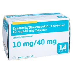Ezetimib/Simvastatin-1A Pharma 10 mg/40 mg