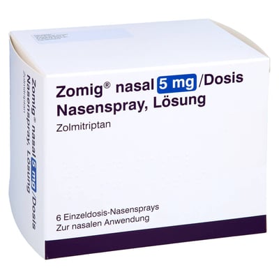 Zomig Nasal 5 mg/Dosis Nasenspray Produktbild 1
