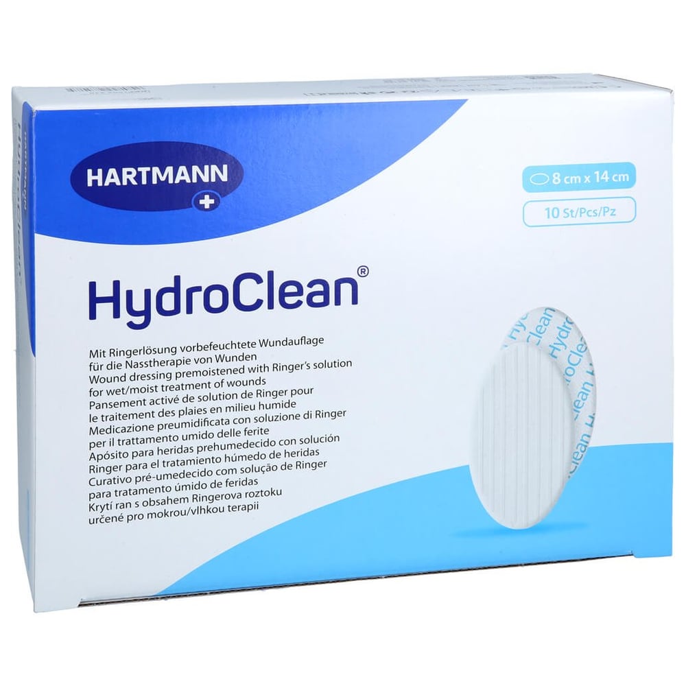 Hydroclean Kompressen 8x14 cm oval steril