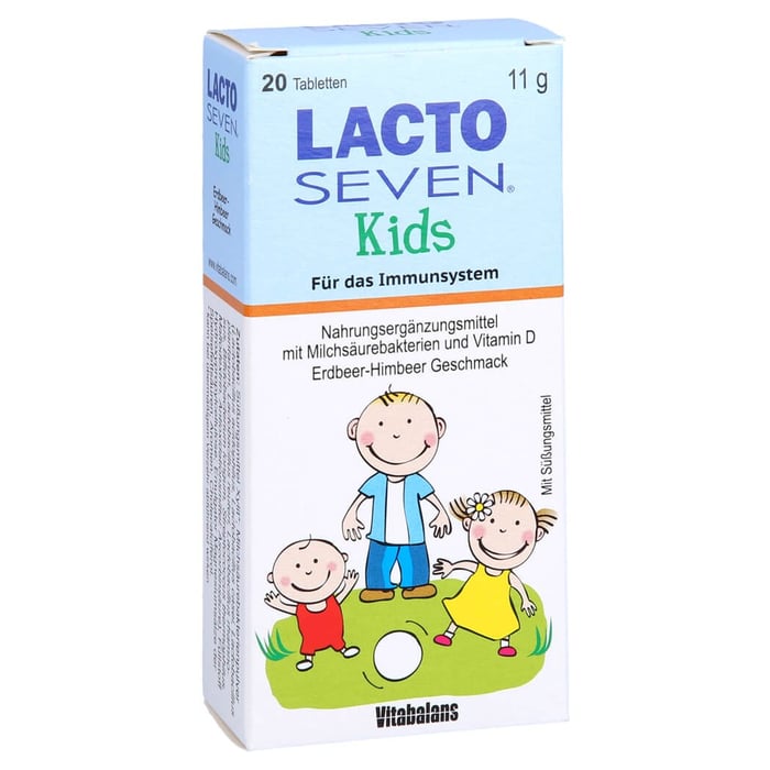 Lacto Seven Kids Erdbeer-Himbeer-Geschmack
