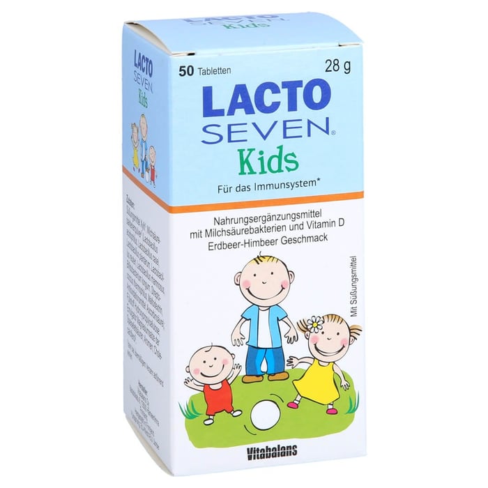 Lacto Seven Kids Erdbeer-Himbeer-Geschmack