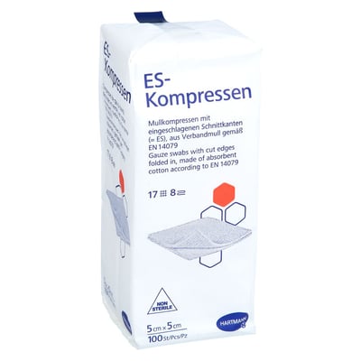 Es Kompressen Unst8f 5x5 cm Produktbild 1