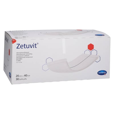Zetuvit Saugkompressen unsteril 20x40 cm + Prisoma