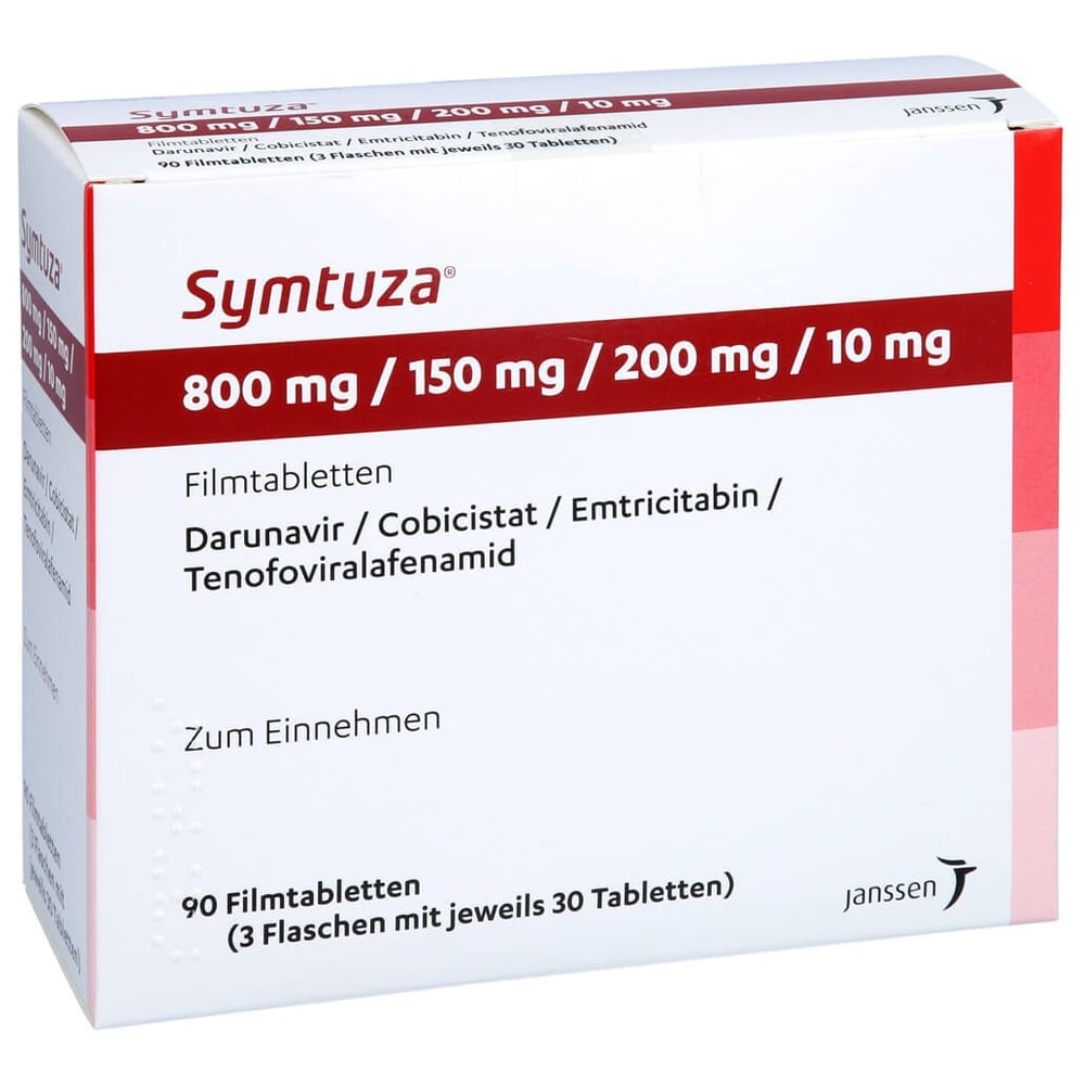 Symtuza 800 mg/150 mg/200 mg/10 mg
