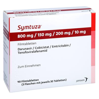 Symtuza 800 mg/150 mg/200 mg/10 mg