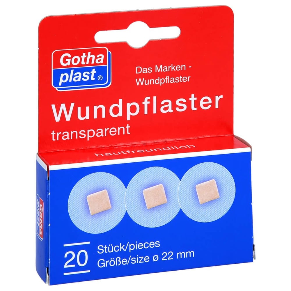 Gothaplast Wundpflaster transparent Durchm. 2.2 cm