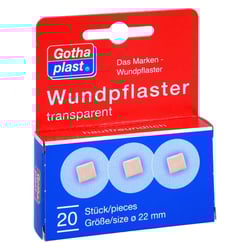 Gothaplast Wundpflaster transparent Durchm. 2.2 cm