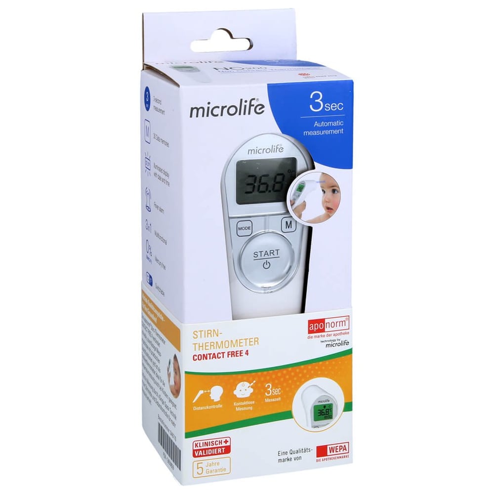 Aponorm Fieberthermometer Stirn Contact-Free 4