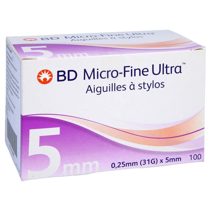 Bd Micro-fine Ultra Pen-Nadeln 0,25x5 mm 31 G