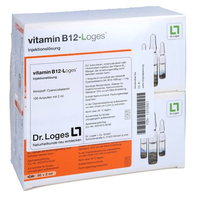 Vitamin B12-Loges Injektionslösung 2 ml