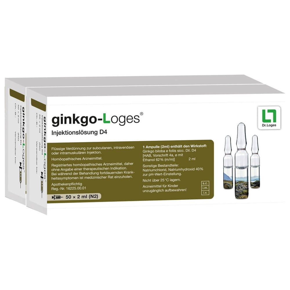 ginkgo-Loges Injektionslösung D4