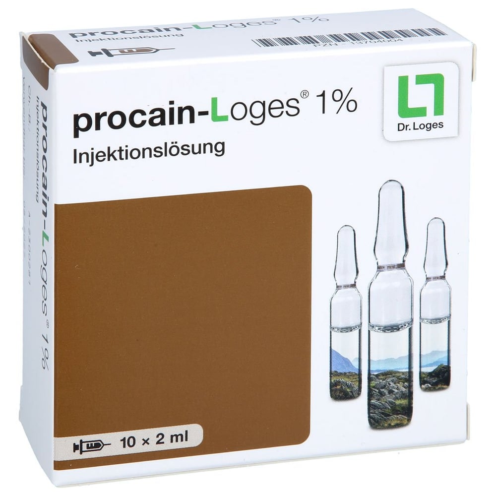 procain-Loges 1% Injektionslösung in Ampullen
