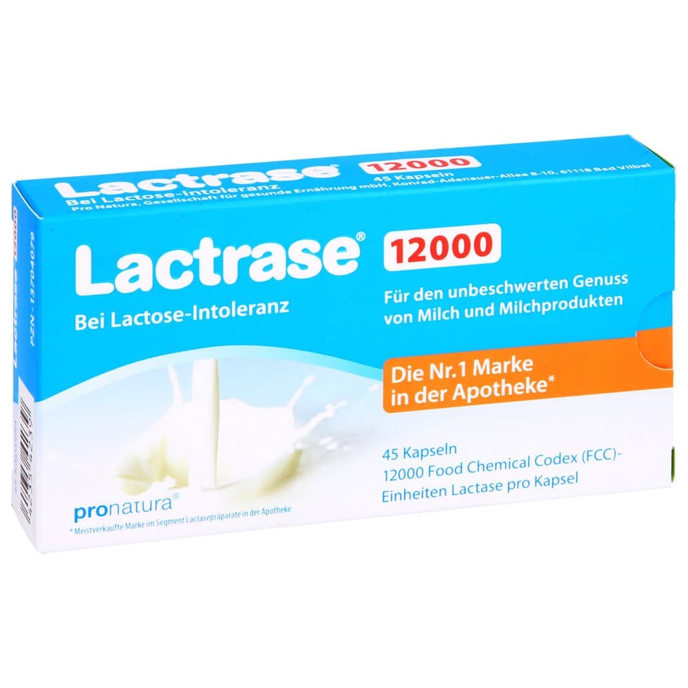 Lactrase 12000 FCC Kapseln